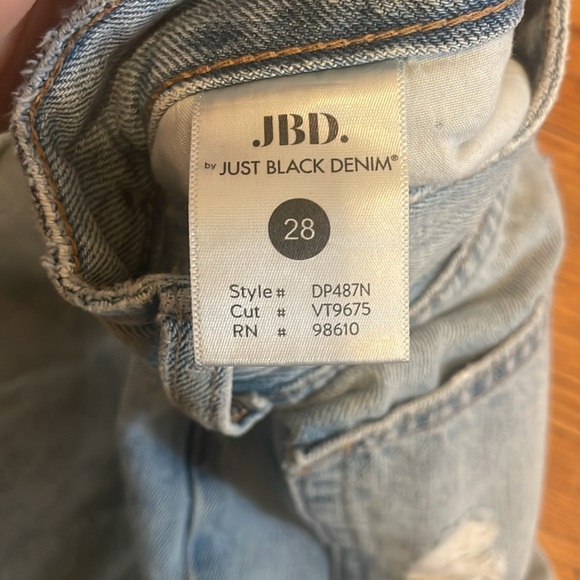 Just Black Denim size 28 high waisted jeans. - Picture 4 of 11